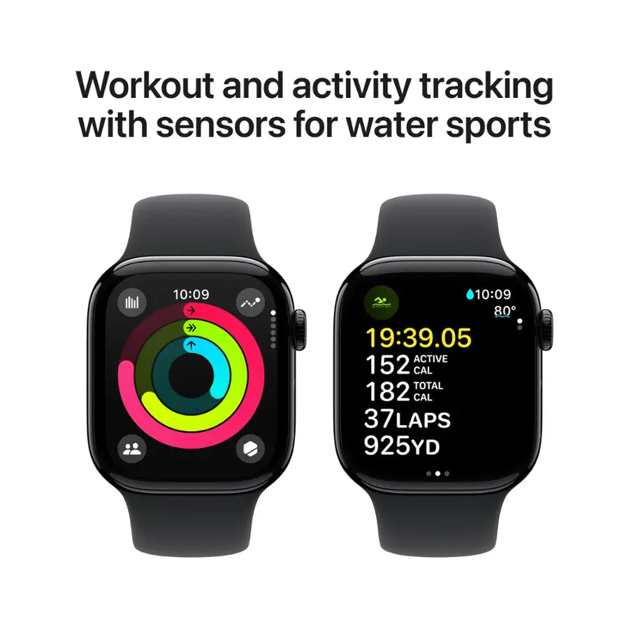 Apple Watch Series 10 (GPS) 42mm 2024 black - CELLULAR WEAR